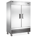 Omcan RE-CN-0041-HC Reach In Refrigerator 2 Door Stainless Steel 47 Cu Ft 110v/60/1 Cetlus/etl Sanitation