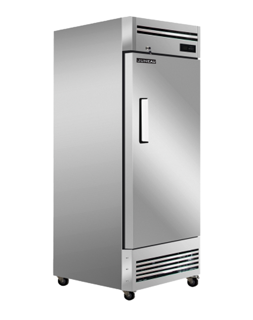 Omcan RE-TH-0021-HC Juneau Reach In Refrigerator Stainless Steel 1 Door 27 Inch 18 Cu Ft 115v/60/1 Cetlus/etl Sanitation