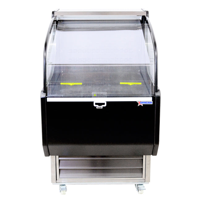 Omcan RS-CN-0186 Refrigerated Showcase Open Front 186 L/6.6 Cu Ft 110v/60/1 Cetlus/etl Sanitation