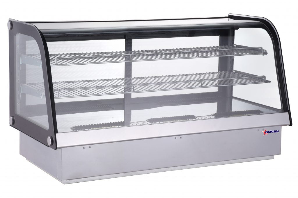 Omcan RS-CN-0202-4D Refrigerated Showcase Drop In 48 Inches 157 L/5.54 Cu Ft 110v/60/1 Cetlus/etl Sanitation