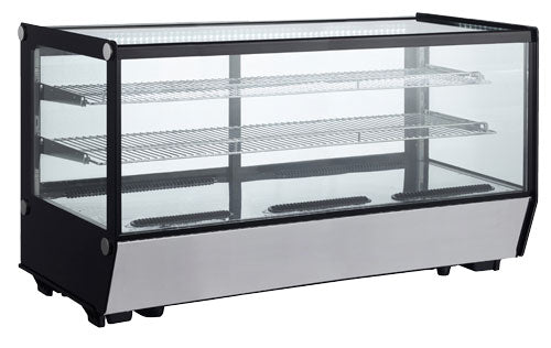 Omcan RS-CN-0202-5 Refrigerated Showcase Square Glass Countertop 48 Inch/1219mm 110v/60/1 Cetlus/etl Sanitation