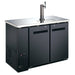 Omcan BB-CN-0012-DH Beer Dispenser 11.8 Cu Ft/335l Capacity Two Doors With One Tap 115v/60/1 Cetlus/etl Sanitation