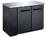 Omcan BB-CN-0012-SH Cooler Back Bar 11.8 Cu Ft Capacity Solid Door 115v/60/1 Cetlus/etl Sanitation