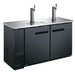 Omcan BB-CN-0016-DH Beer Dispenser 15.8 Cu Ft/446l Capacity Two Doors With Two Taps 115v/60/1 Cetlus/etl Sanitation