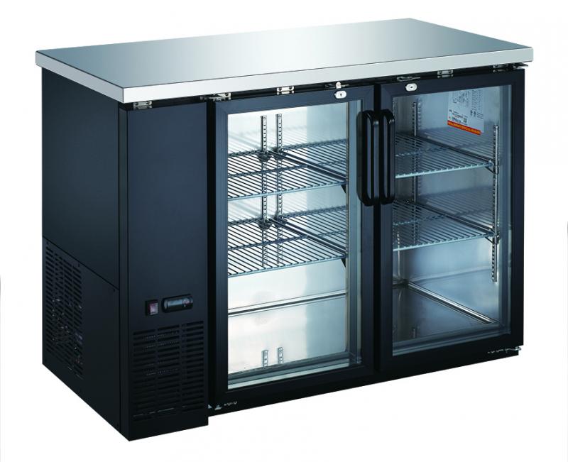 Omcan BB-CN-0016-GH Cooler Back Bar 15.8 Cu Ft Capacity Glass Door 115v/60/1 Cetlus/etl Sanitation