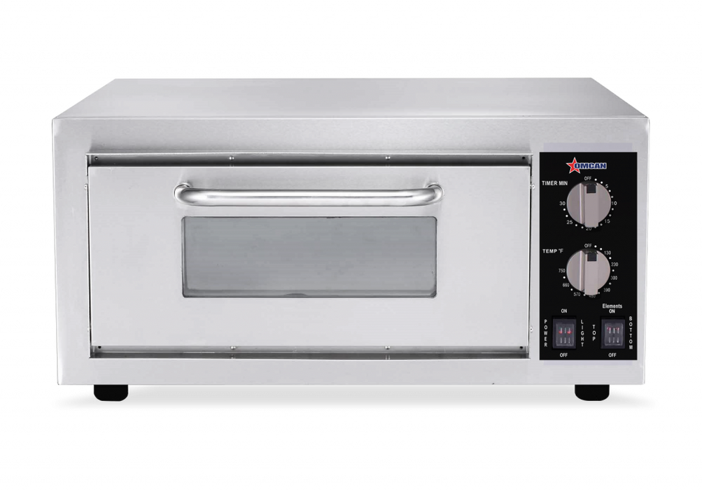 Omcan CE-CN-0016HD Pizza Oven Single Door Fit 16 Inches Pizza 1700w 120v/60/1 Cetlus/etl Sanitation