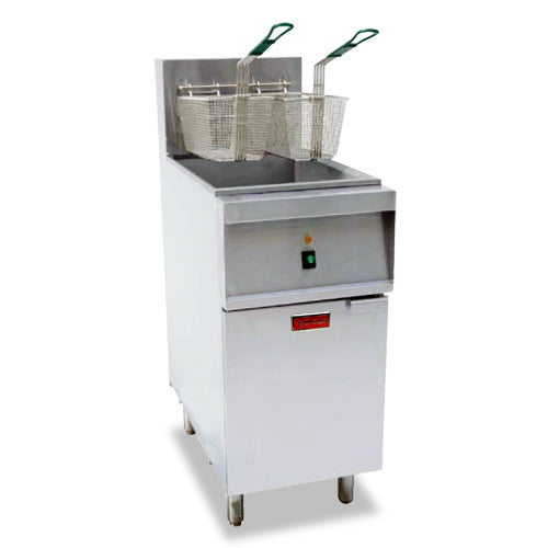 Omcan CE-CN-0040 Fryer Electric 40 Lbs Capacity 14 Kw 240v/60hz/3 Cetlus/etl Sanitation