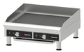 Omcan CE-CN-0610-DN Char Broiler 24"X19"Cooking Area With Grill And Griddle Plate Double Control 3.6kw 240v/60/1 Cqpsus