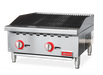 Omcan CE-CN-CB24-M Radiant Gas Charbroiler 2 Burners 24 Inches /610mm  70,000 Btu Cetlus/etl