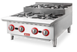 Omcan CE-CN-HP24-S Gas Hotplate Step Up 4 Burners 24 Inches/610mm 104000 Btu Cetlus/etl