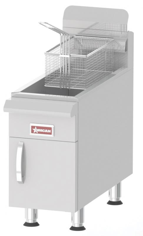 Omcan CE-CN-UR-CF15-LP Countertop Fryer With Thermostat 15 Lbs Propane Etl Cetlus