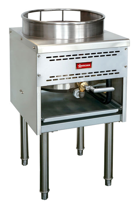 Omcan CE-CN-WOK16 LP Wok Range 16 Inches Liquid Propane 125,000 Btu Cetlus/etl Sanitation