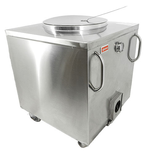 Omcan CE-IN-32X32-C Stainless Steel Square Drum Tandoor Oven Charcoal 32 Inch X 32 Inch