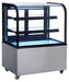 Omcan DS-CN-0270 Dry Bakery Display Case 36 Inches Curved Glass Stainless Steel 110v/60/1 Etl Sanitation