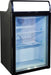 Omcan FR-CN-0098 Countertop Display Freezer With Top Lightbox 98l Black 110/60/1 Cetlus