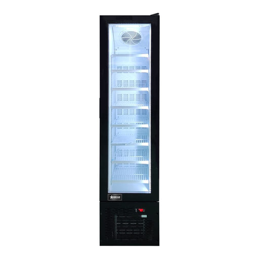 Omcan FR-CN-0105 Slim Display Freezer 105l Black 110/60 Cetlus