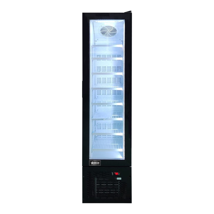 Omcan FR-CN-0105 Slim Display Freezer 105l Black 110/60 Cetlus