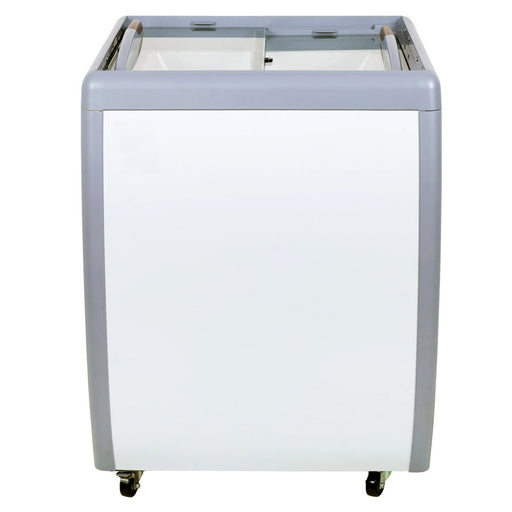 Omcan FR-CN-0160-R Freezer Ice Cream Reach In With Flat Glass Top 5.5 Cu Ft 110v/60/1  Cetlus/etls