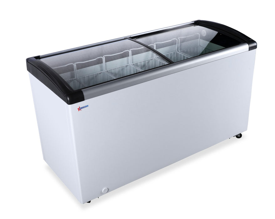 Omcan FR-CN-0366 Freezer Ice Cream Reach In 57x24x33 In 263l/9.3 Cu Ft Led Alum Alloy Bar 115v/60/1 Cetlus/etls