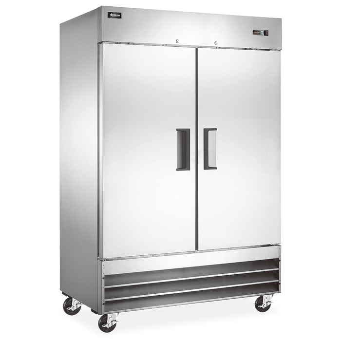 Omcan FR-CN-1372-HC Reach In Freezer Stainless Steel 2 Door 54 Inch/1372mm 110v/60/1 Cetlus/etl Sanitation