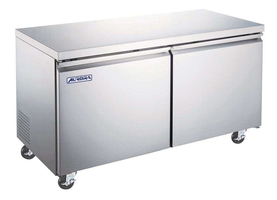 Omcan FR-CN-1529E-HC Aurora Freezer Under Counter 60 Inch/1529mm15 Cu Ft 115v/60/1 Cetlus/etl Sanitation