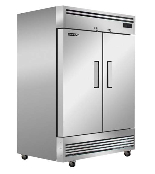 Omcan FR-TH-1372-HC Juneau Reach In Freezer Stainless Steel 2 Door 54 Inch 40 Cu Ft 115v/60/1 Cetlus/etl Sanitation