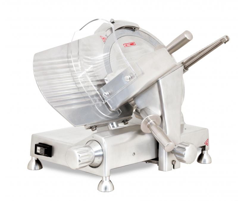 Omcan MS-CN-0300-C Meat Slicer Belt Driven 12 Inch/300mm Blade 0.3 Hp/250 W W/blade Locker 110v/60/1 Csst Cetlus/etls