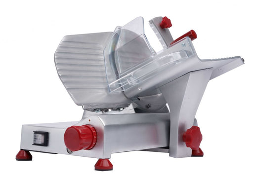 Omcan MS-IT-0195 Meat Slicer Belt Driven Red 8 Inch/195mm Blade W/removable Sharpener 0.2 Hp/149 W 110v/60/1 Cqpsus