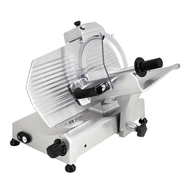 Omcan MS-IT-0250-C Meat Slicer Belt Driven Black 10 Inch/250mm Blade 0.3 Hp/224 W 110v/60/1  Csst