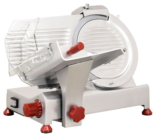 Omcan MS-IT-0250-IP Meat Slicer Belt Driven Red 10 Inch/250mm Blade 0.25 Hp/186 W 110v/60/1 Cetlus