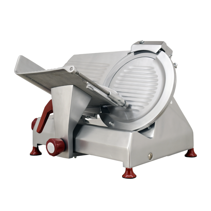 Omcan MS-IT-0330-L Meat Slicer Belt Driven Red 13 Inch/330mm Blade 0.5 Hp/373 W 110v/60/1 Cetlus