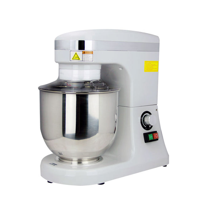 Omcan MX-CN-0007-HG Planetary Countertop Mixer 7 Qt/2 Gal Gray W/guard 0.37 Hp/270 W 110v/60/1 Cetlus/etl