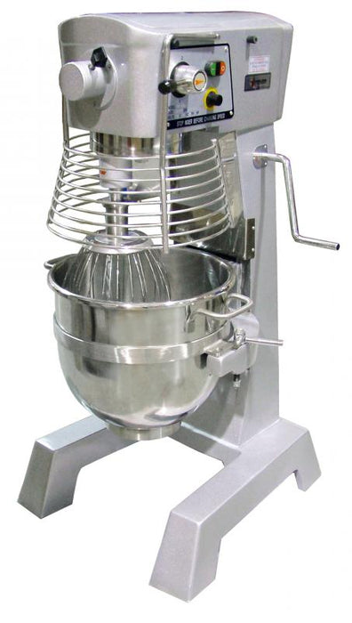 Omcan MX-CN-0030-T Planetary Floor Mixer 30 Qt/8 Gal W/guard W/timer 2 Hp/1491 W 110v/60/1 Etl/cetlus Csst