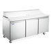 Omcan PT-CN-1787E-M-HC Aurora Refrigerated Prep Table Mega 70.4 Inch/1787mm 115v/60/1 Cetlus/etl Sanitation