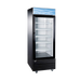 Omcan RE-CN-0023-H Refrigerator 1 Door Glass Merchandiser Black 22.8 Cu Ft 110v/60/1 Cetlus/etl Sanitation