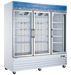 Omcan RE-CN-0052-HC Refrigerator 3 Door Glass Merchandiser White 52.3 Cu Ft 110v/60/1 Cetlus/etl Sanitation