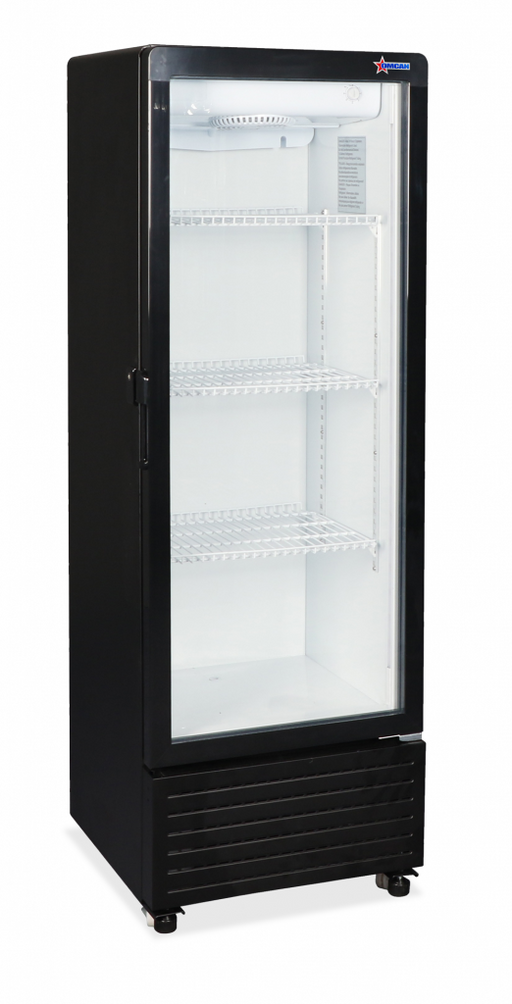 Omcan RE-CN-145 Refrigerator 1 Door Glass 140 L / 4.94 Cu Ft 115v/60/1 Cetlus/etl Sanitation