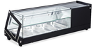 Omcan RS-CN-0044 Refrigerated Showcase Sushi With Square Glass 42 L/1.55 Cu Ft 110v/60/1 Cetlus Etl Sanitation