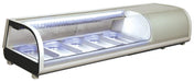 Omcan RS-CN-0052-S Refrigerated Showcase Sushi 52 L/1.8 Cu Ft 110v/60/1 Ce Cetlus Etl Sanitation