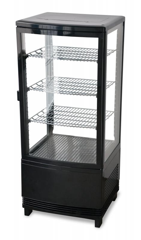 Omcan RS-CN-0078-S Refrigerated Showcase 78 L/2.8 Cu Ft 1 Door 110v/60/1 Cetlus Etl Sanitation