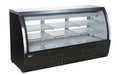 Omcan RS-CN-0163-B Refrigerated Showcase Floor Black 620 L/21.9 Cu Ft 115v/60/1 Cetlus/etl Sanitation