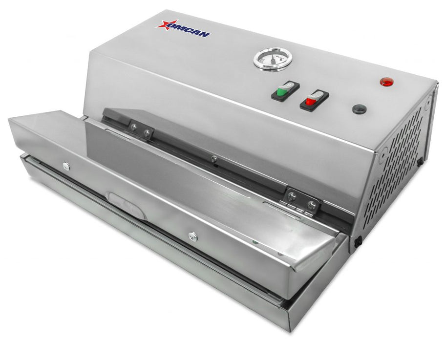 Omcan VP-IT-0300 Vacuum Packaging Machine Stainless Steel 11.8 Inch/300mm Seal Bar 110v/60/1 Ctuvus