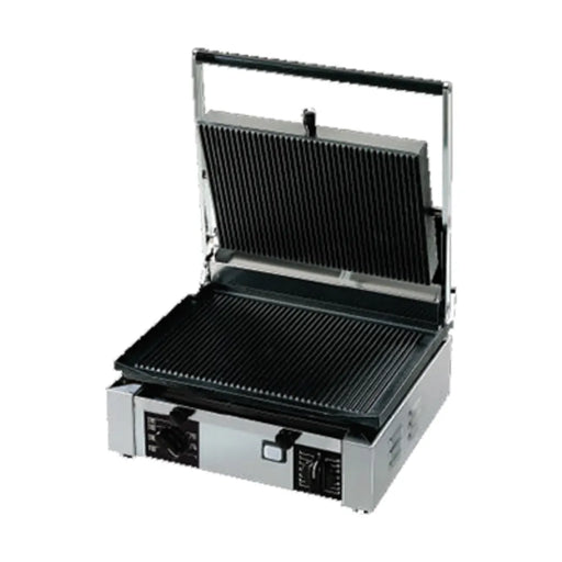 Univex Ppress1.5r 1.5 Cast Iron Ribbed Plate Panini Press - Top Restaurant Supplies