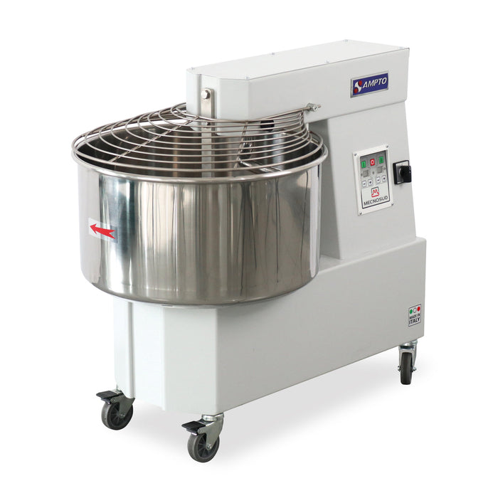 AMPTO TS44MD Spiral Mixer 66 Lbs. Flour Cap. 2 Speeds. 220V/60-50/1 - Top Restaurant Supplies