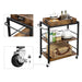 VASAGLE Serving Cart with Removable Tray - Top Restaurant Supplies