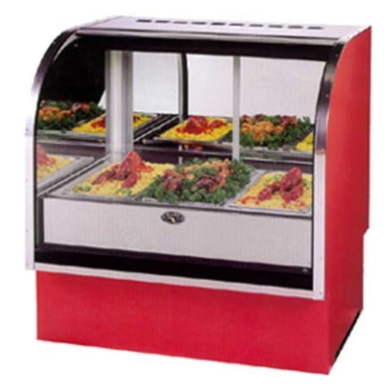 Marc Refrigeration WBCH-48 48" Heated Deli Display Case, Curved Glass - Top Restaurant Supplies