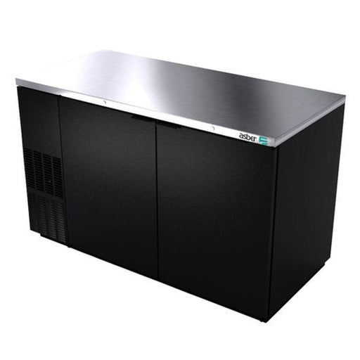 Asber ABBC-58 60" Solid Door Back Bar Cooler - Top Restaurant Supplies