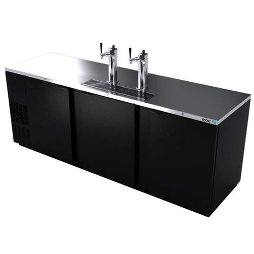 Asber ADDC-94 96" Direct Draw Beer Cooler with Two Dual Tap Towers - Top Restaurant Supplies