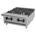 Asber AEHP-4-24 24" Countertop Gas Hotplate with 4 Burners - 120,000 BTU - Top Restaurant Supplies