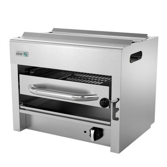 Asber AESB-24 NG 24" Natural Gas Salamander Broiler with Infrared Burners - 20,000 BTU - Top Restaurant Supplies